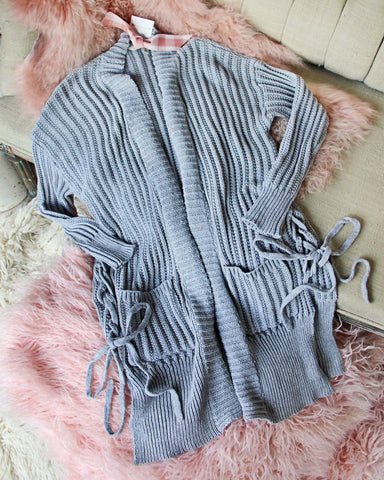 Braided Tie Sweater