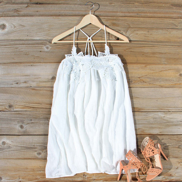 The Calypso Dress in White: Featured Product Image