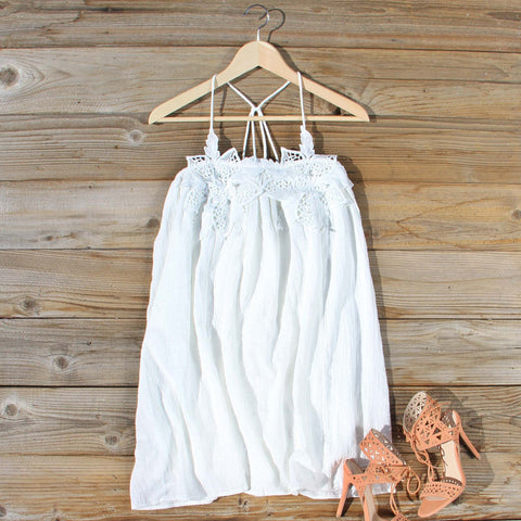 The Calypso Dress in White