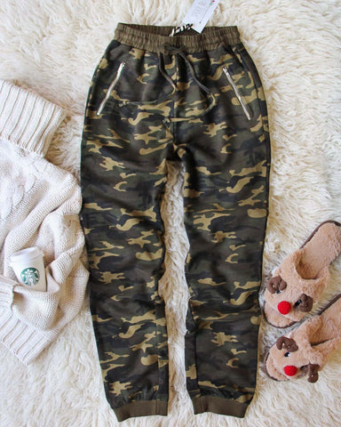 Cozy Camo Joggers