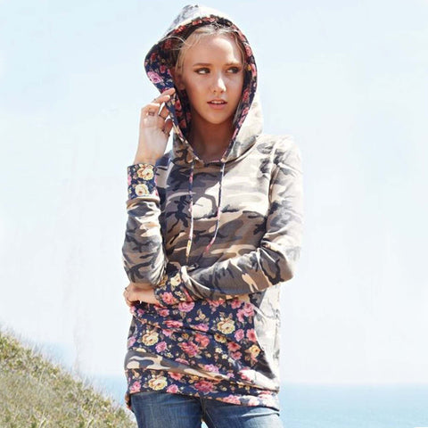 Camo Rose Hoodie