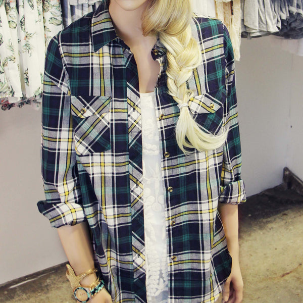 The Campfire Plaid Top: Featured Product Image