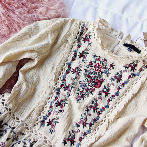 Canyon Flora Top, Boho Embroidered Tops from Spool 72. | Spool No.72