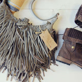 Canyon Fringe Tote in Gray: Alternate View #2