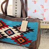 Canyonland Rug Bag in Turquoise: Alternate View #3