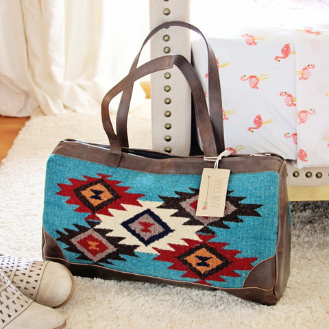 Canyonland Rug Bag in Turquoise