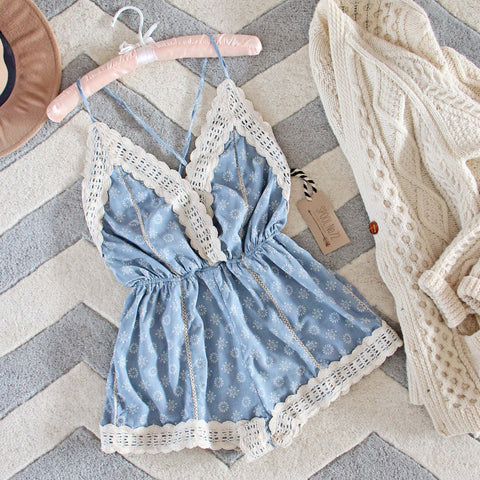 Cara Lace Romper