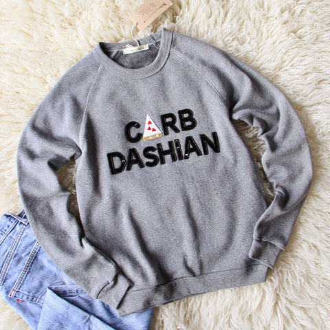 Bow & Drape Carb Dashian Sweatshirt