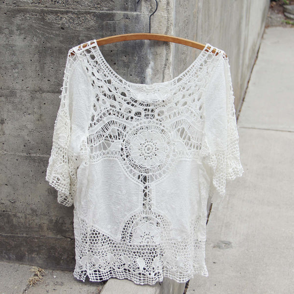 Casa Blanca Lace Top: Featured Product Image
