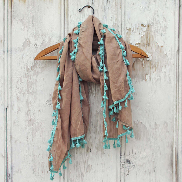 Moroccan Sunset Scarf in Sand: Featured Product Image