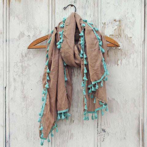 Moroccan Sunset Scarf in Sand