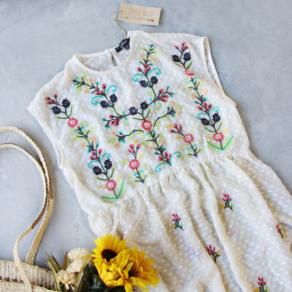Chateau Embroidered Dress: Featured Product Image