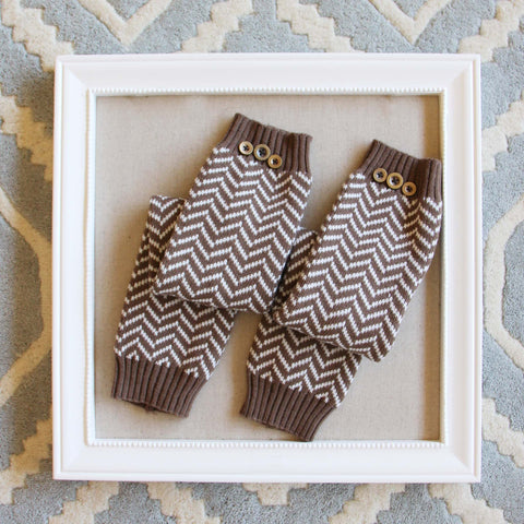 Chevron Knit Boot Socks