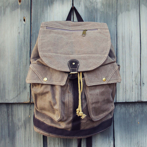 Cheyenne Rugged Backpack in Brown