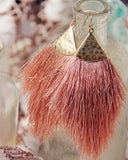 Cleo Fringe Earrings: Alternate View #2