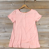 Cloudy Valley Tee in Peach: Alternate View #4