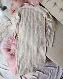 Cobblestone Knit Sweater Dress: Alternate View #4