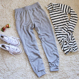 Cool Girl Joggers in Gray: Alternate View #5