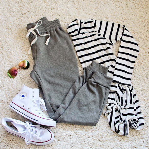 Cool Girl Joggers in Sage