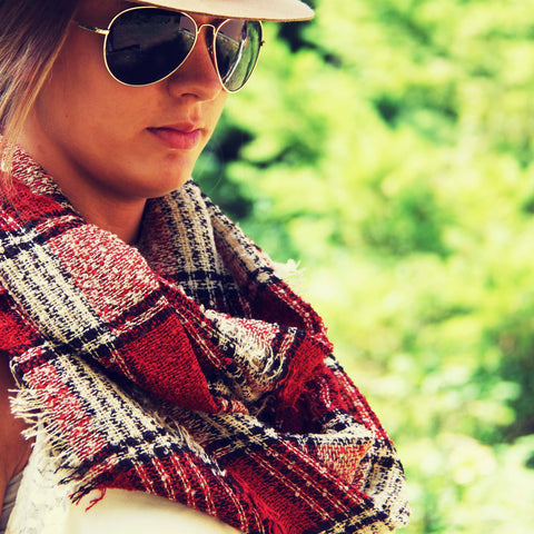 Copper Creek Plaid Scarf