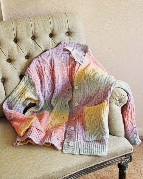 Cotton Candy Fisherman's Sweater: Featured Product Image
