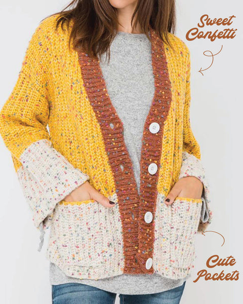 Cozy Confetti Sweater: Featured Product Image