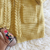 Cozy Bundle Sweater in Mustard: Alternate View #3