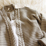 Cozy Bundle Sweater in Olive: Alternate View #2