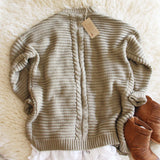 Cozy Bundle Sweater in Olive: Alternate View #4