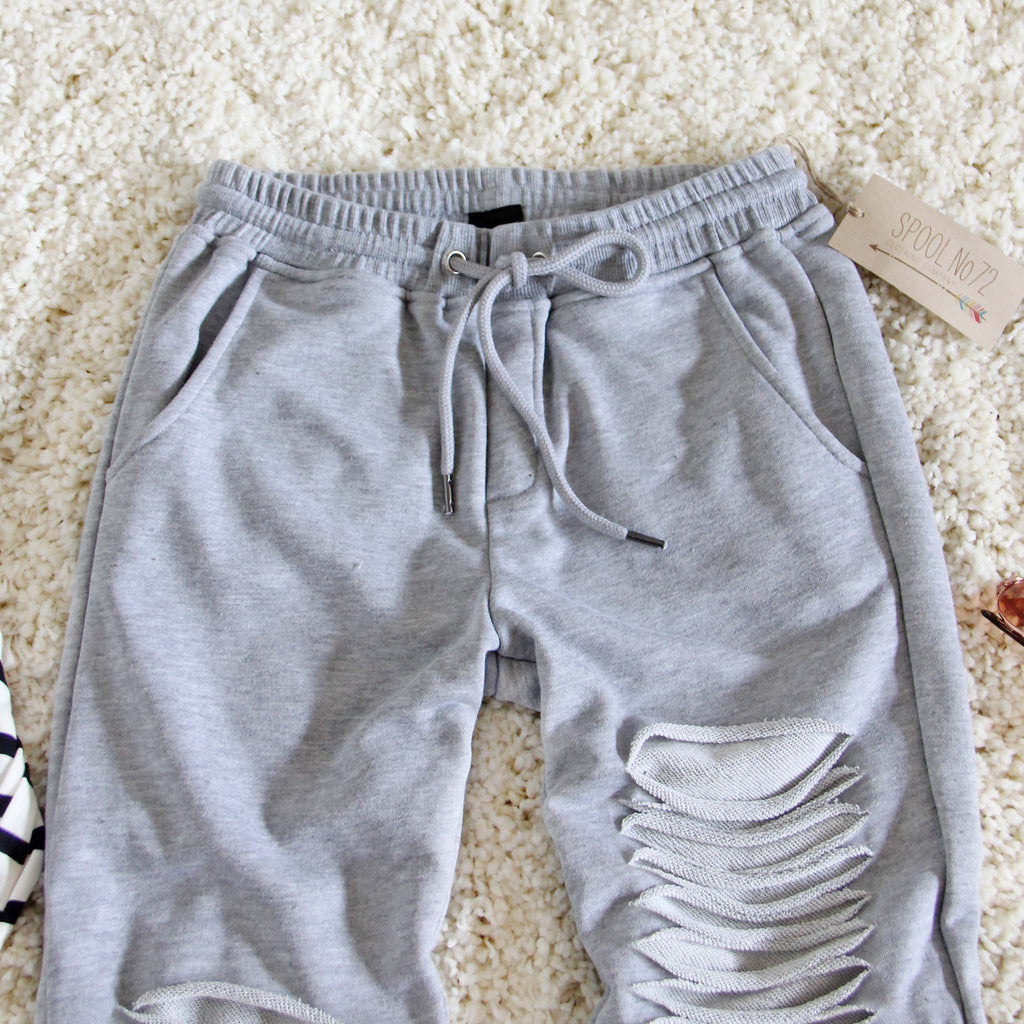Cozy Distressed Joggers, Sweet Jogger Pants from Spool 72.