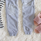 Cozy Distressed Joggers: Alternate View #3