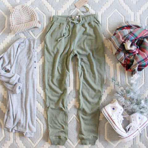 Cozy Sage Joggers