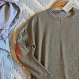Cozy Sweatshirt Dress in Olive: Alternate View #2