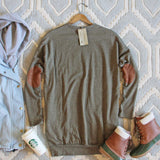Cozy Sweatshirt Dress in Olive: Alternate View #4