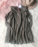 Cozy Thermal Dress in Brown: Alternate View #1