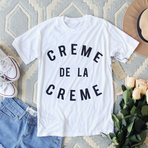 Crème de la Crème Tee: Featured Product Image