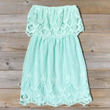 Coyote Lace Dress in Mint: Alternate View #1