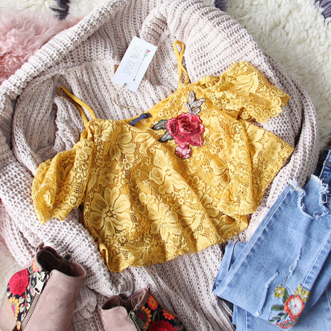 Daines Top in Mustard