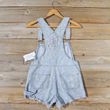 Daisy Distressed Overalls: Alternate View #4