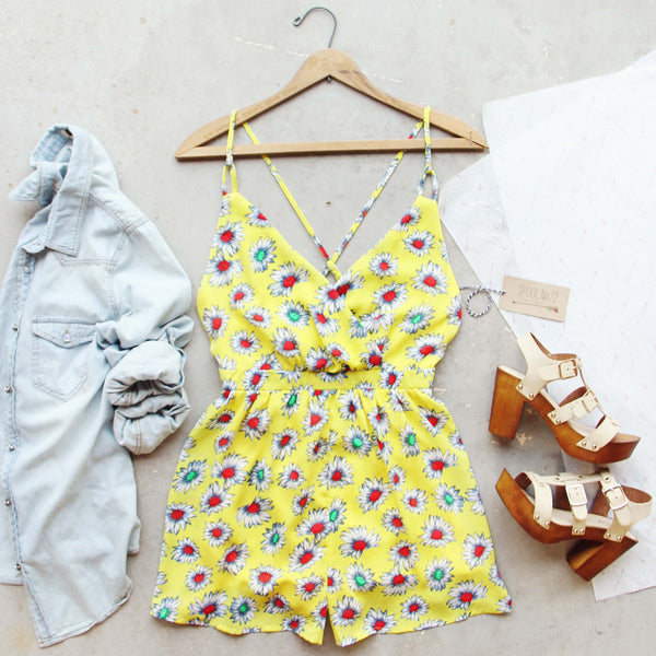 Daisy Sky Romper: Featured Product Image