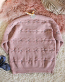 Daisy Chain Sweater in Pink: Alternate View #5