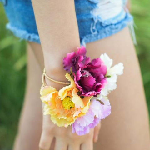 Daylily Hair Band in White