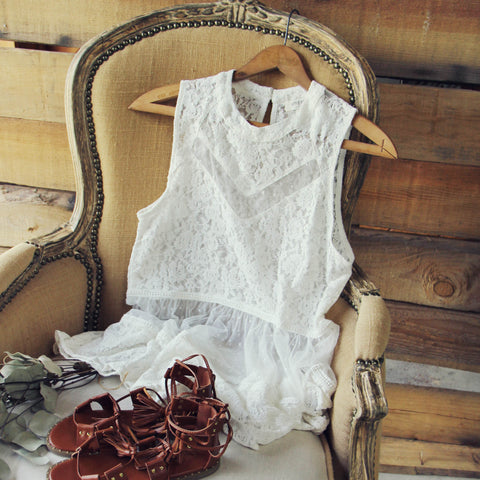 Desert Dawn Lace Tank