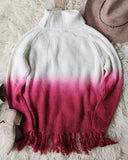 Dip Dye Tassel Sweater: Alternate View #3