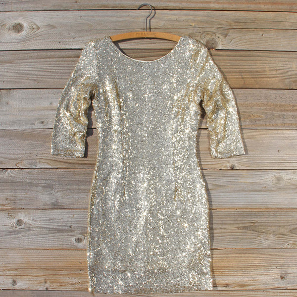 Dipped Gold Party Dress: Featured Product Image
