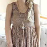 Dreamscape Dress in Taupe: Alternate View #3
