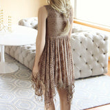 Dreamscape Dress in Taupe: Alternate View #4