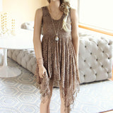 Dreamscape Dress in Taupe: Alternate View #2