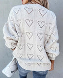Dreamy Hearts Sweater in Putty: Alternate View #6