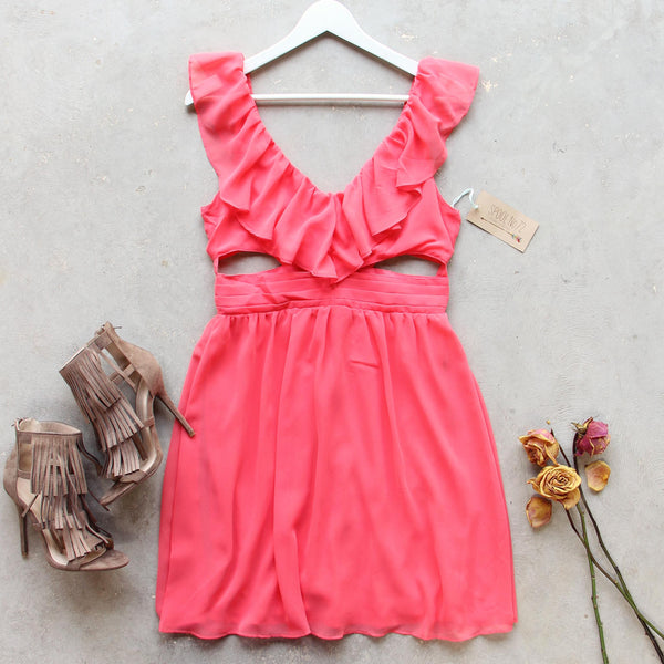 Dust & Bloom Dress in Coral: Featured Product Image